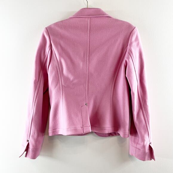 Fillmore Cropped Blazer Jacket Pink Medium - Picture 7 of 9